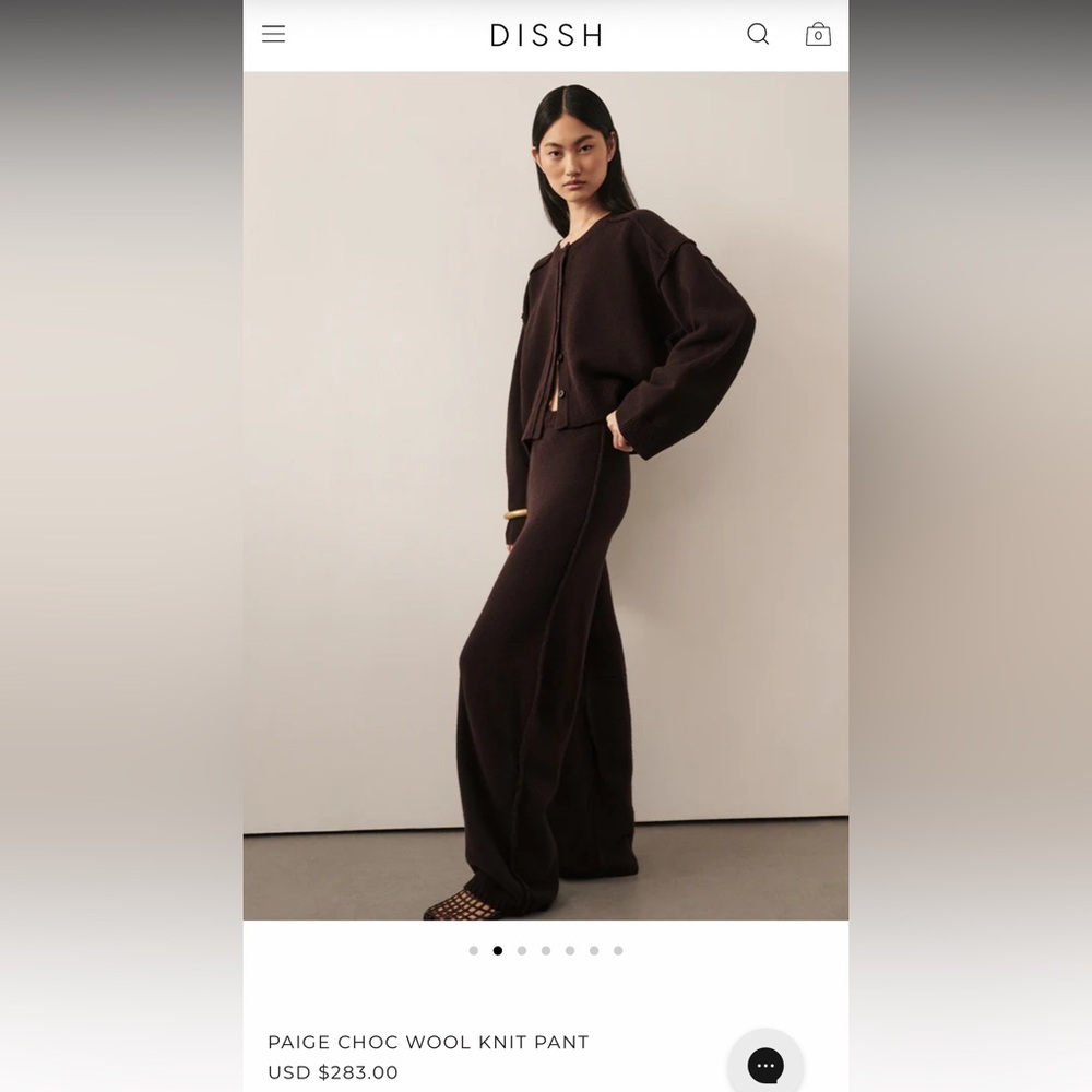 DISSH Dark Brown Knit Set